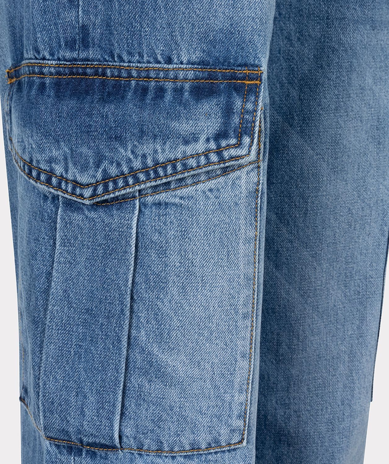 Esqualo Cargohose Esqualo Cargo-Jeans Wide Leg günstig online kaufen