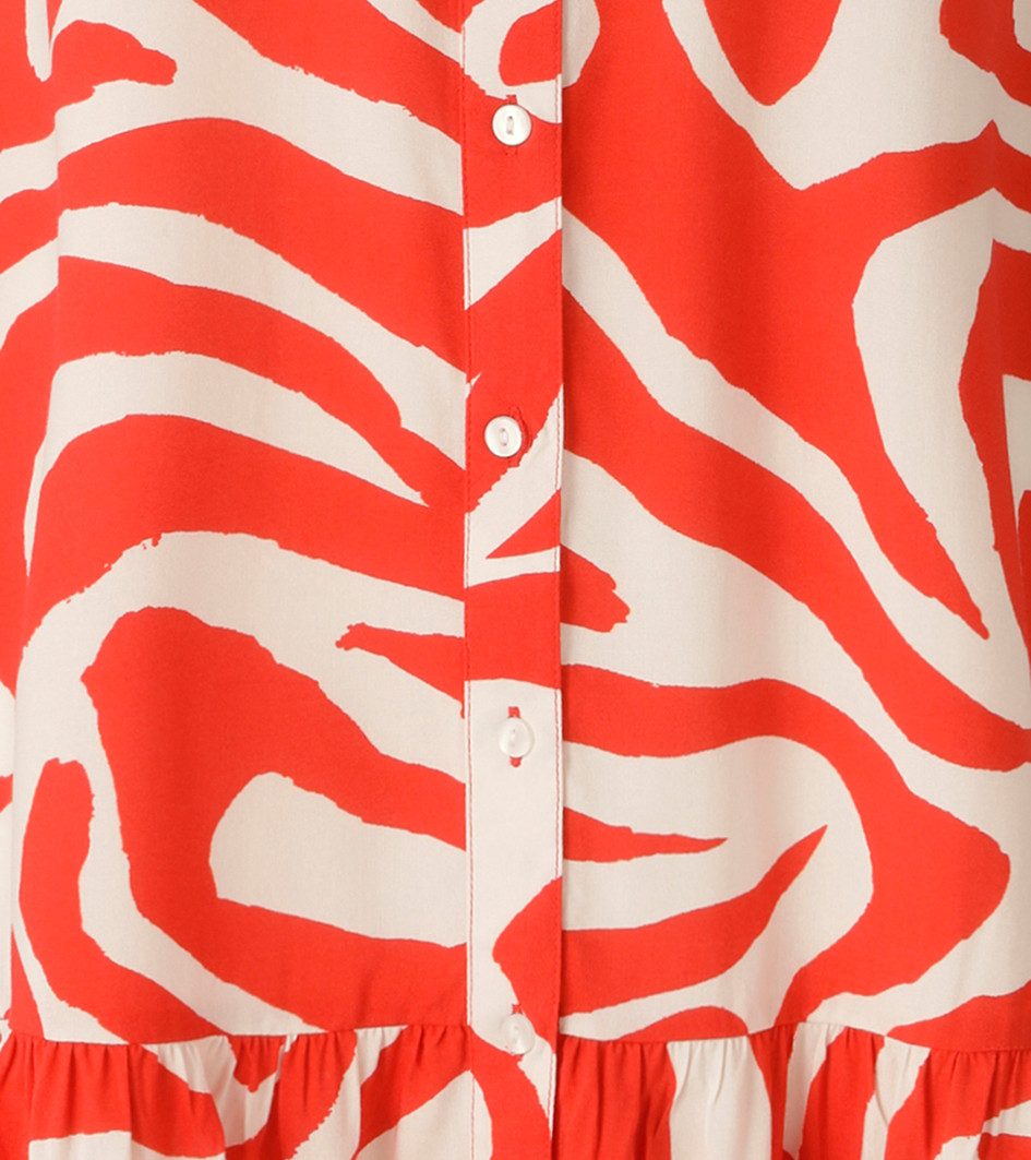 Aniston CASUAL Blusenkleid mit extravagantem, grafischen Druck - jedes Teil ein Unikat