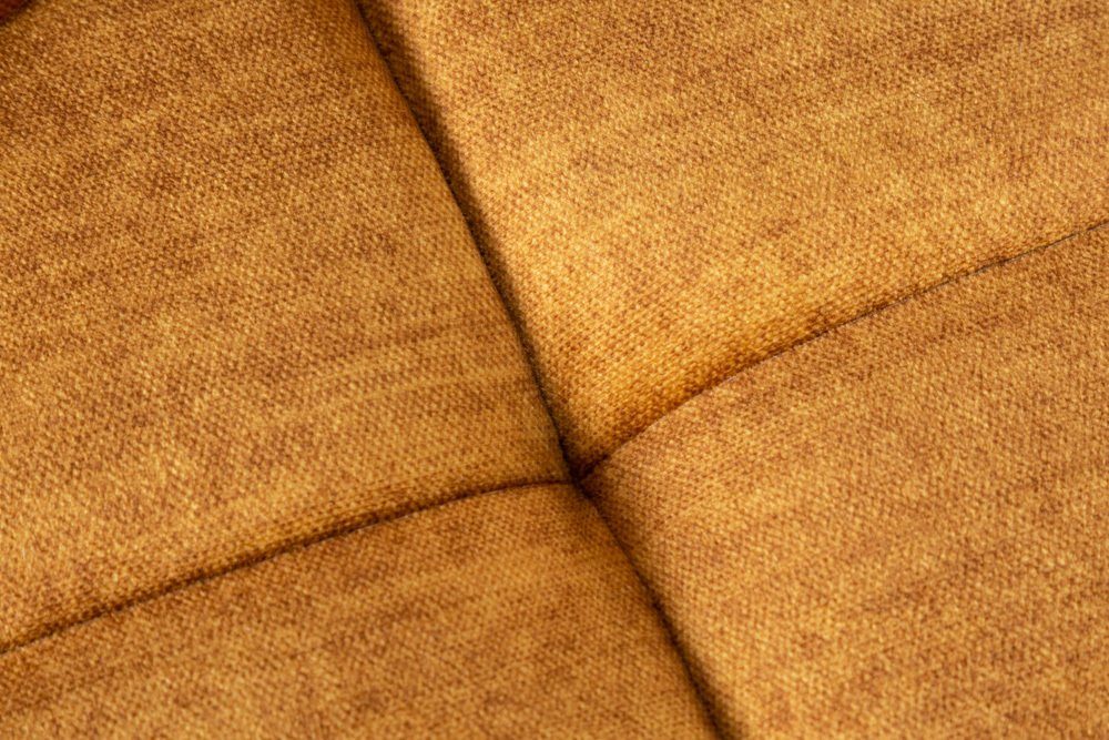 Big-Sofa inkl. Federkern · senfgelb, 285cm Design Einzelartikel riess-ambiente 1 Couch · Teile, Samt Kissen XXL mit · · ELEGANCIA