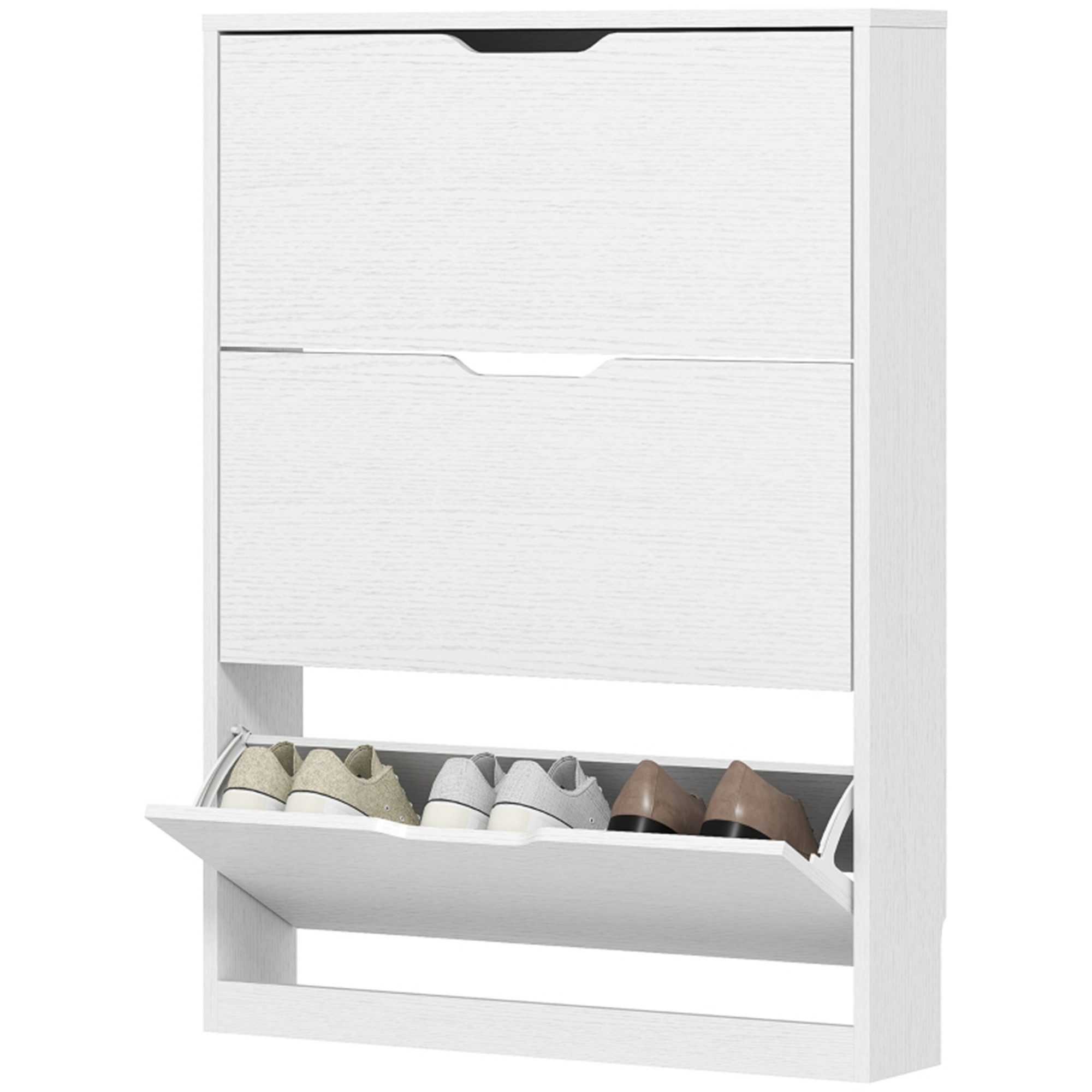 MC Star Schuhschrank mit 3 Klappen, Schuhregal, Schuhkipper Schmal Schuhkom günstig online kaufen