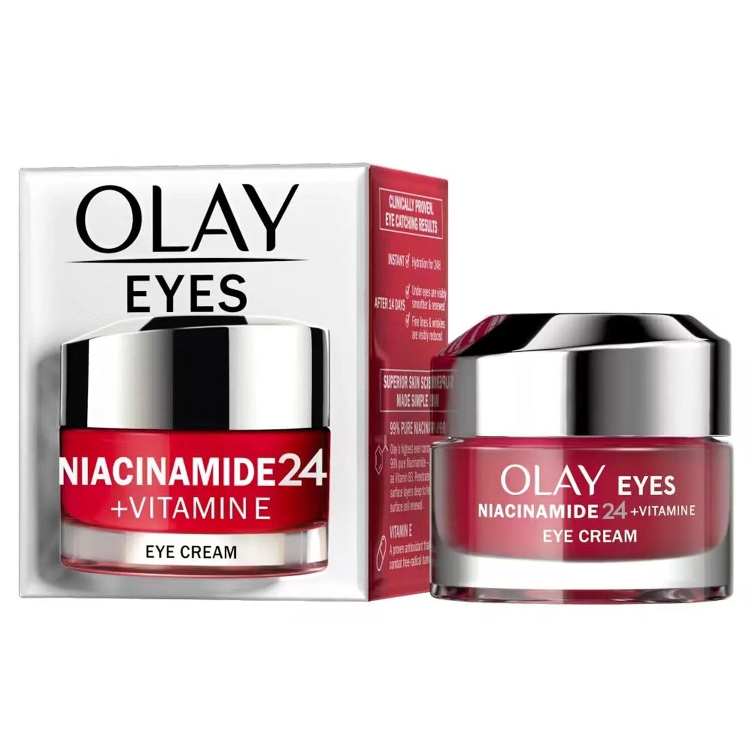 Olay Augencreme NIACINAMIDA24 + VITAMIN E Augenkonturcreme