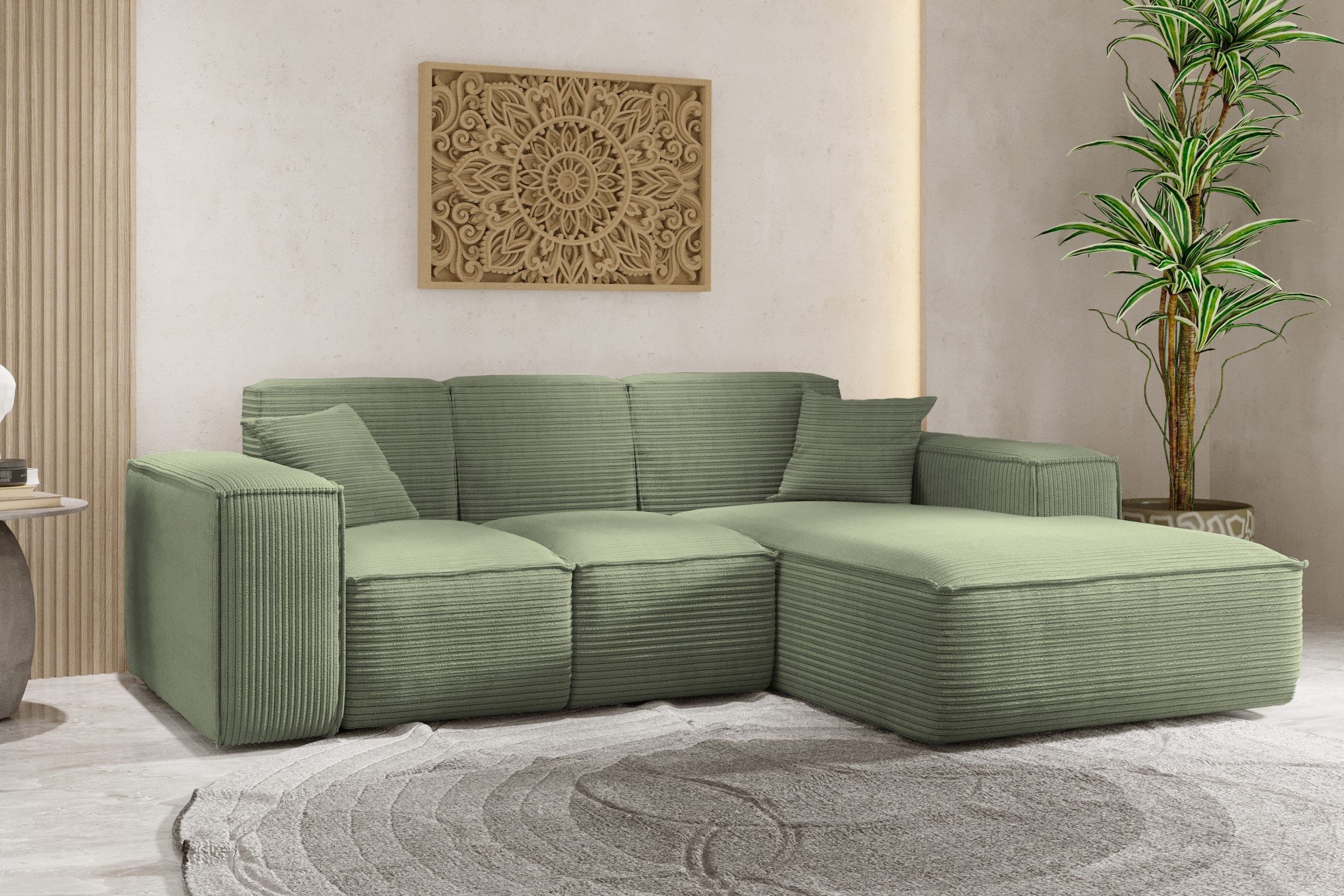 Kaiser Möbel Ecksofa Eckcouch SIENA L-Form, Stoff Poso/Salvador/Maloy/Artic günstig online kaufen