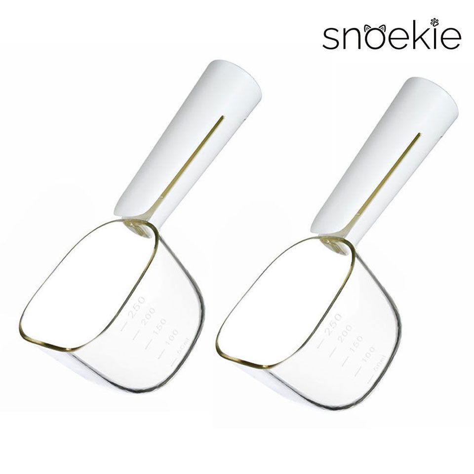 SNOEKIE Messbecher SNOEKIE Messbecher, Futterlöffel mit Skala präzis und praktisch, (2-St)
