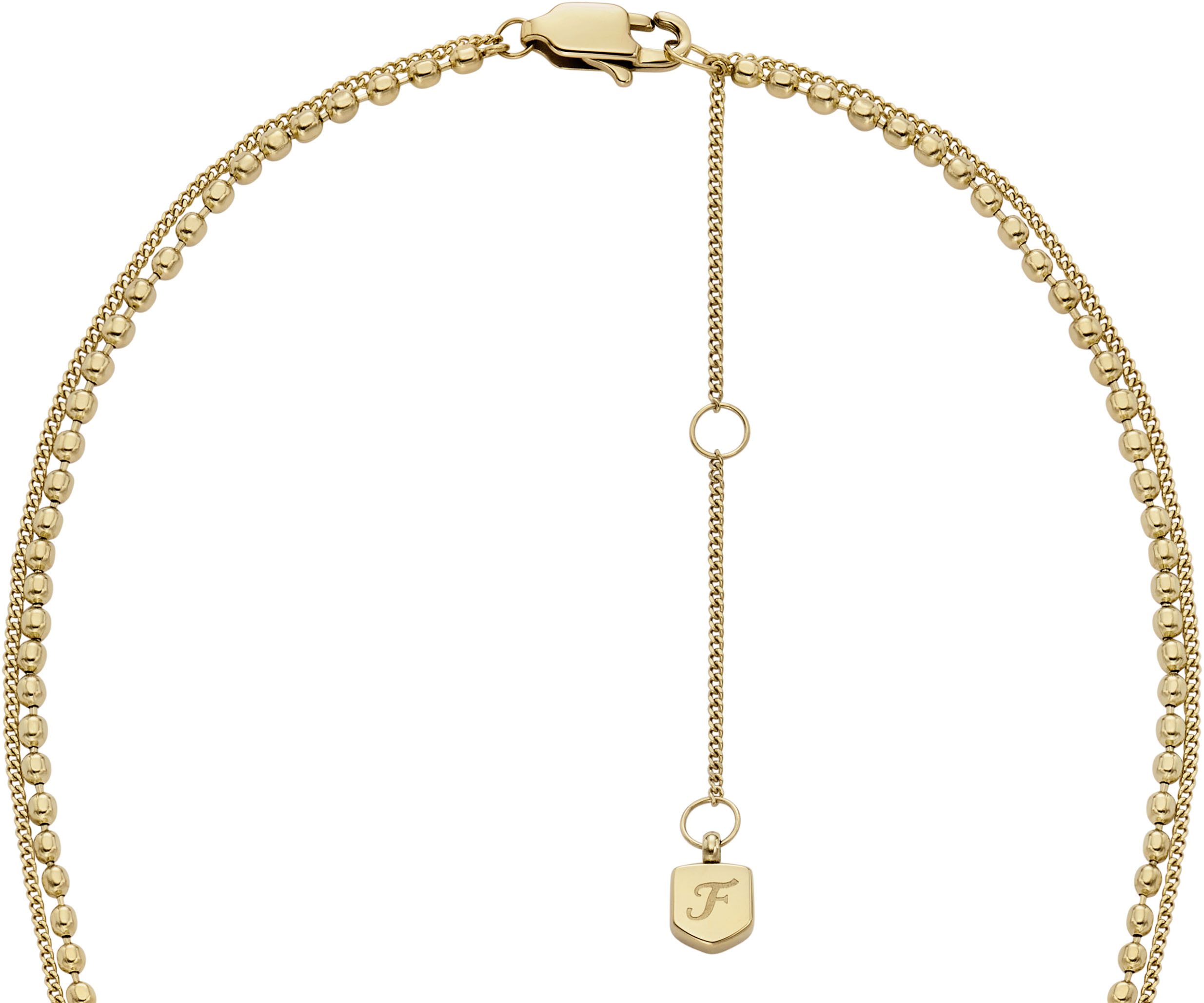 Fossil Kette mit Anhänger Schmuck Edels...