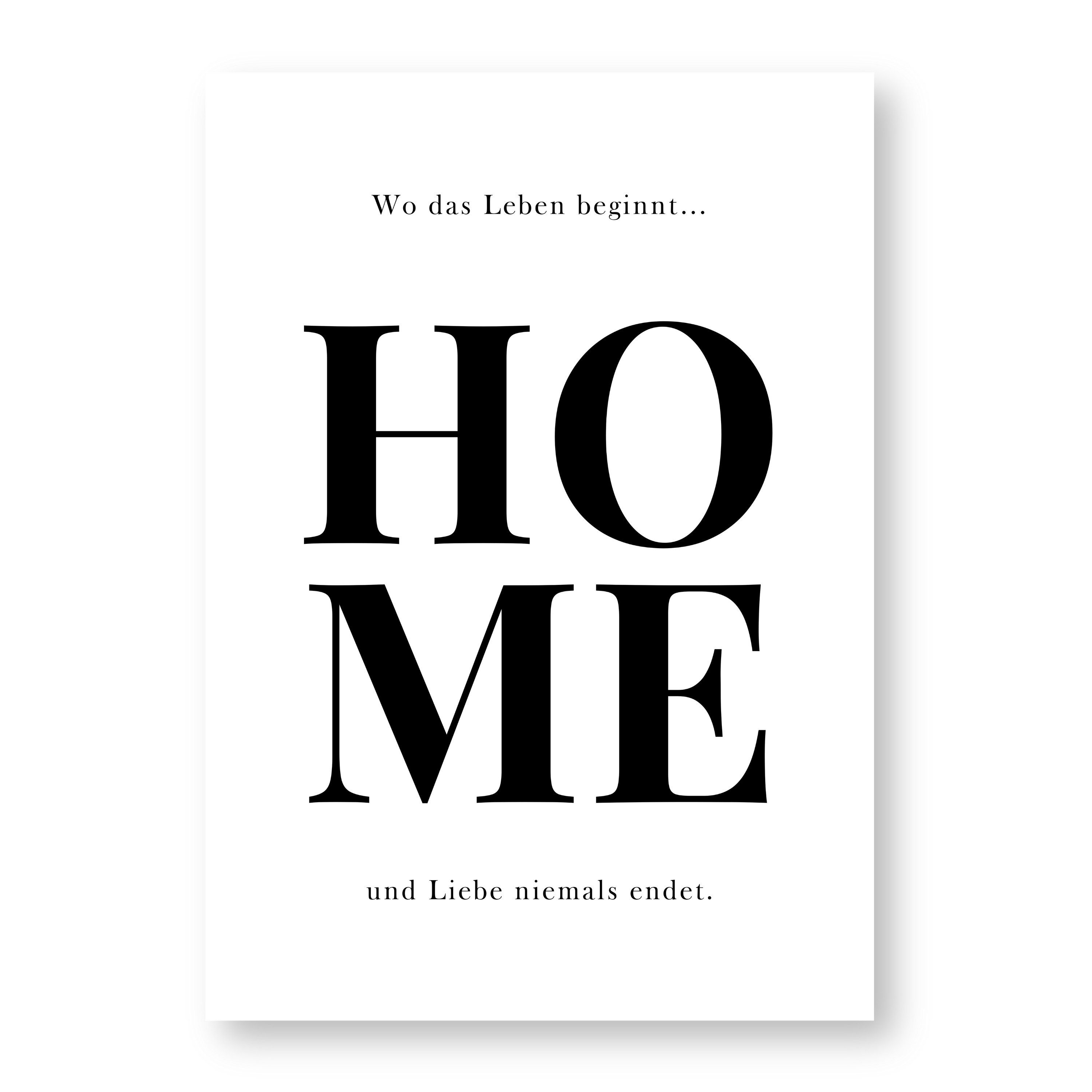 Egn Home Poster Wandbild HOME – günstig online kaufen