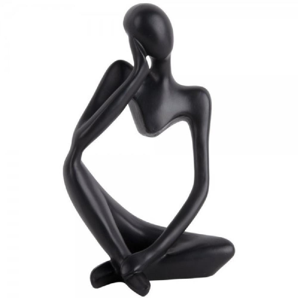Present Time Statue Imagine Polyresin Black (10x23,5cm)
