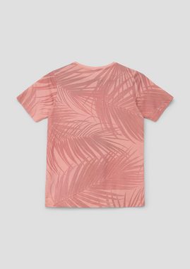 s.Oliver Kurzarmshirt T-Shirt mit All-over-Print