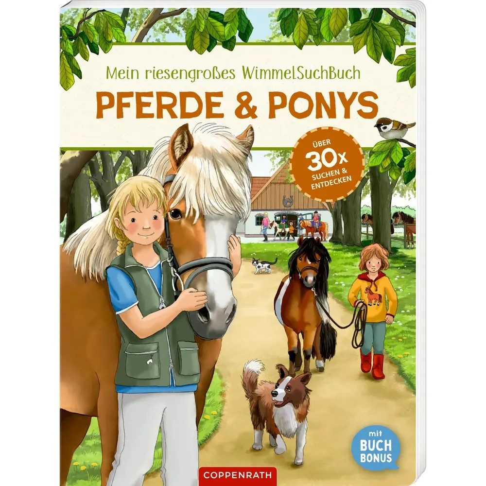 COPPENRATH DIE SPIEGELBURG Zeichenalbum Mein riesengroßes WimmelSuchBuch: Pferde & Ponys - Über 30 x suchen un