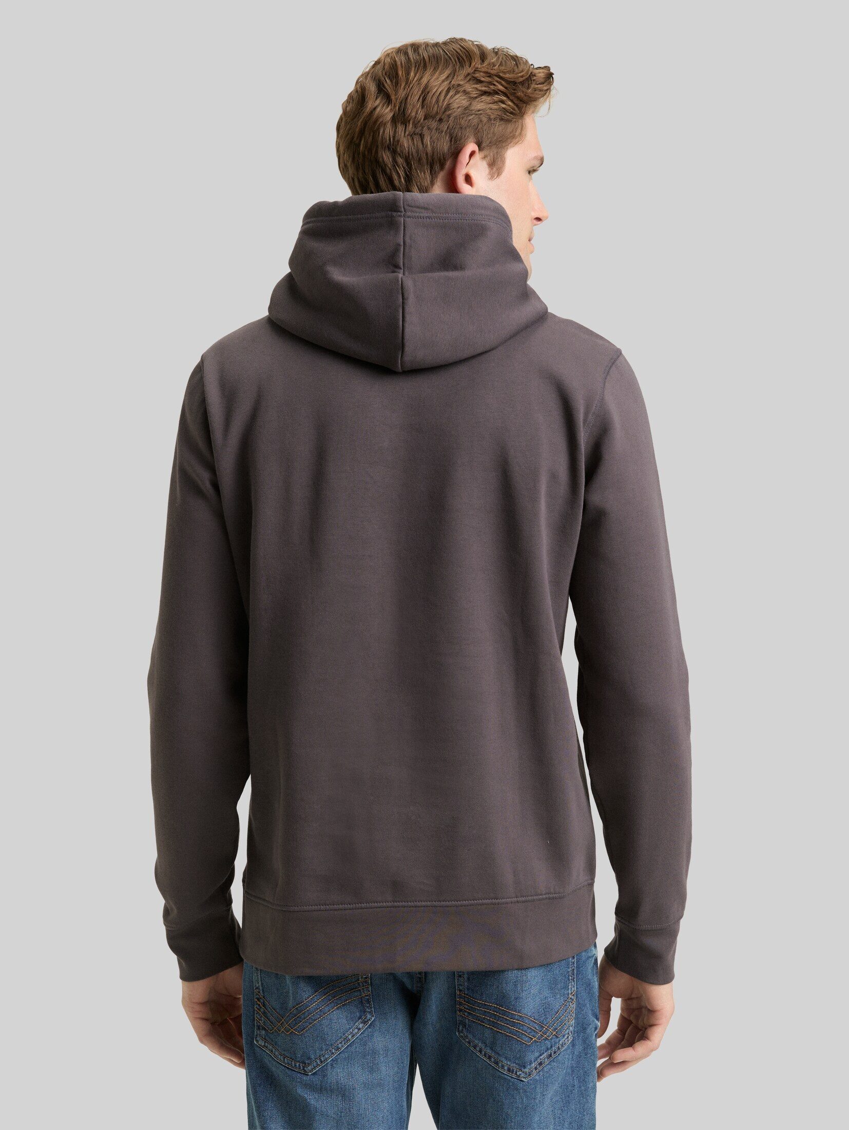 TOM TAILOR Sweatshirt Strick & Sweatshirts Hoodie Sweatshirt mit Logo-Print