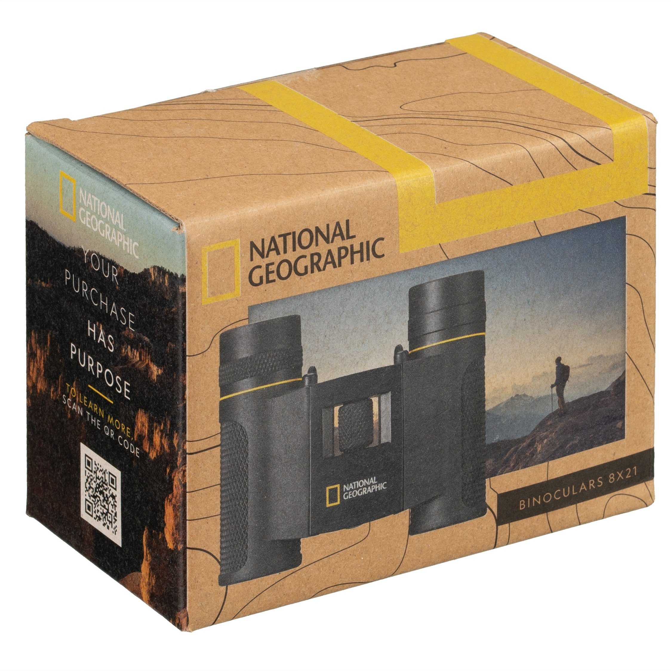 8x21 Fernglas GEOGRAPHIC NATIONAL Taschen