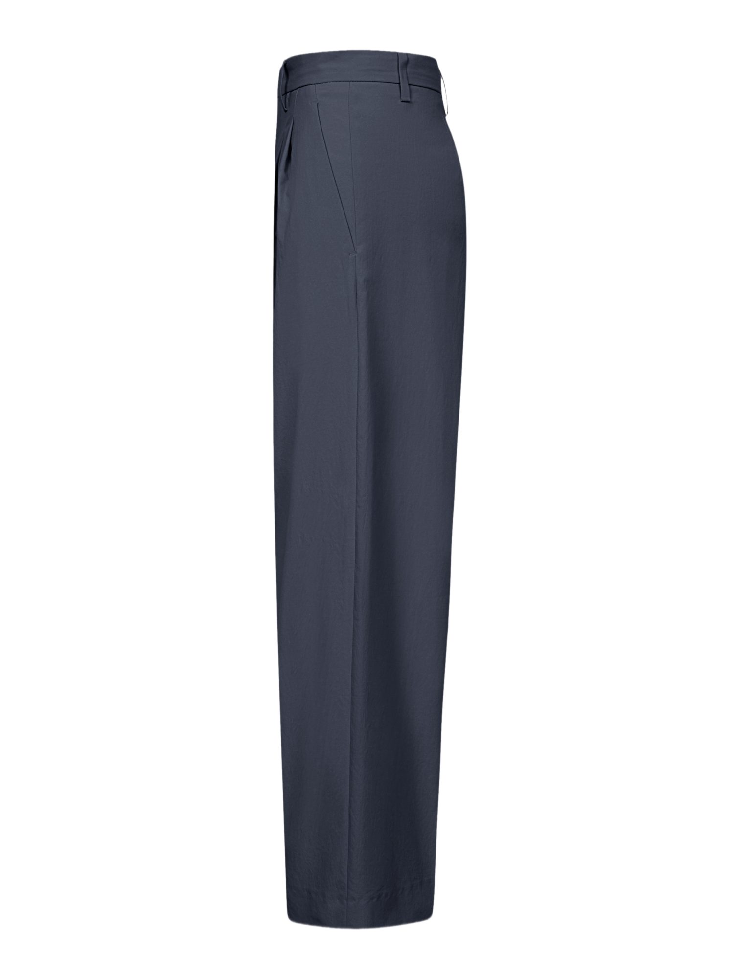Raffaello Rossi Stoffhose blau, Business, Polyester, Unifarben, Weit, Mittel