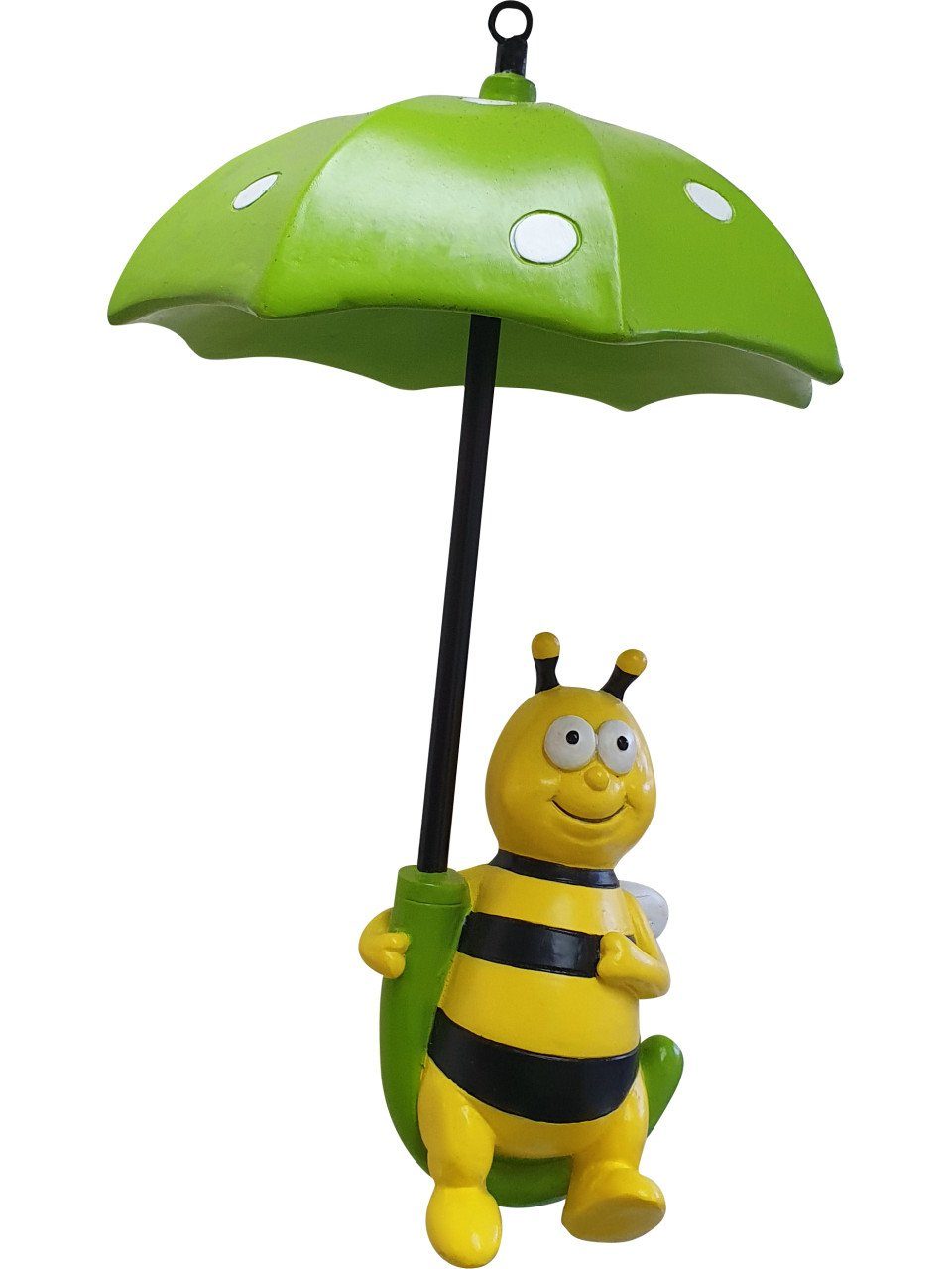 Figurendiscounter Dekofigur Dekofigur Biene Regenschirm 23 x 15 x 15 cm