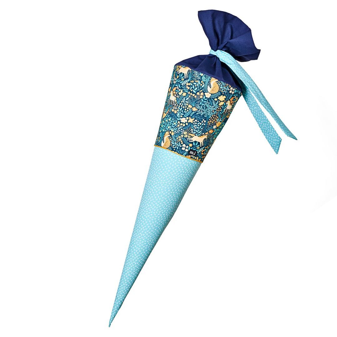 suebidou Schultüte Wunderschöne Zuckertüte zur Einschulung handgefertigt, nachhaltig, kreativ