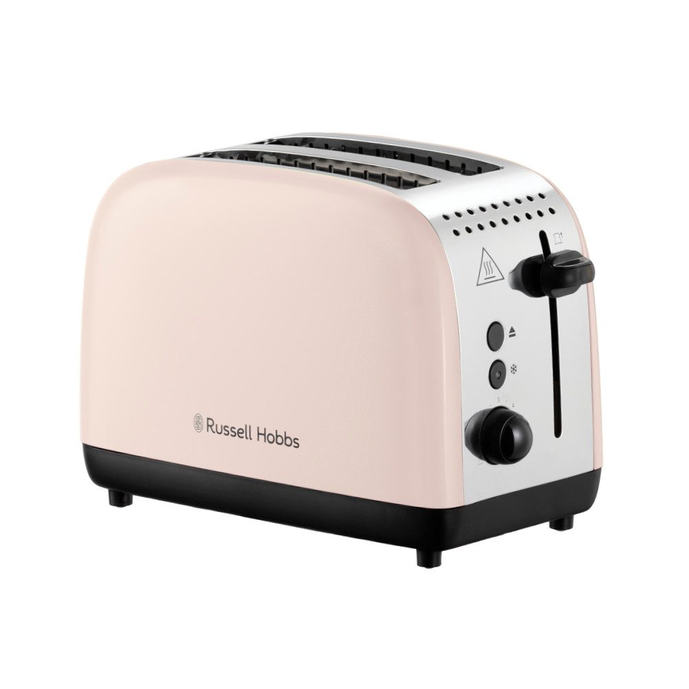 RUSSELL HOBBS Toaster Colours Plus+ Jasmine 26930-56, 1100 W, 2 extra breite Toastschlitze, Brötchenaufsatz, 6 Bräunungsstufen