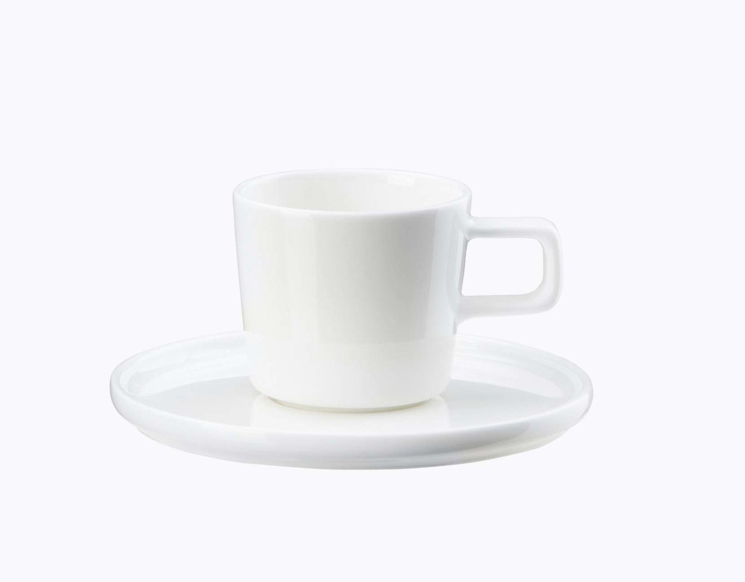 ASA SELECTION Tasse à table oco Kaffeetasse mit Untertasse 0,2 l, Fine bone China