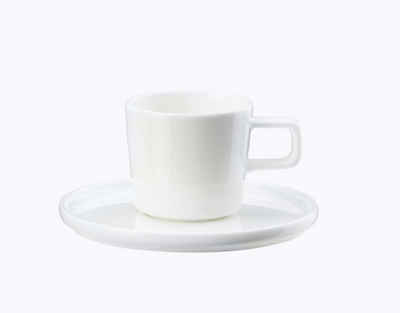 ASA SELECTION Tasse à table oco Kaffeetasse mit Untertasse 0,2 l, Fine China