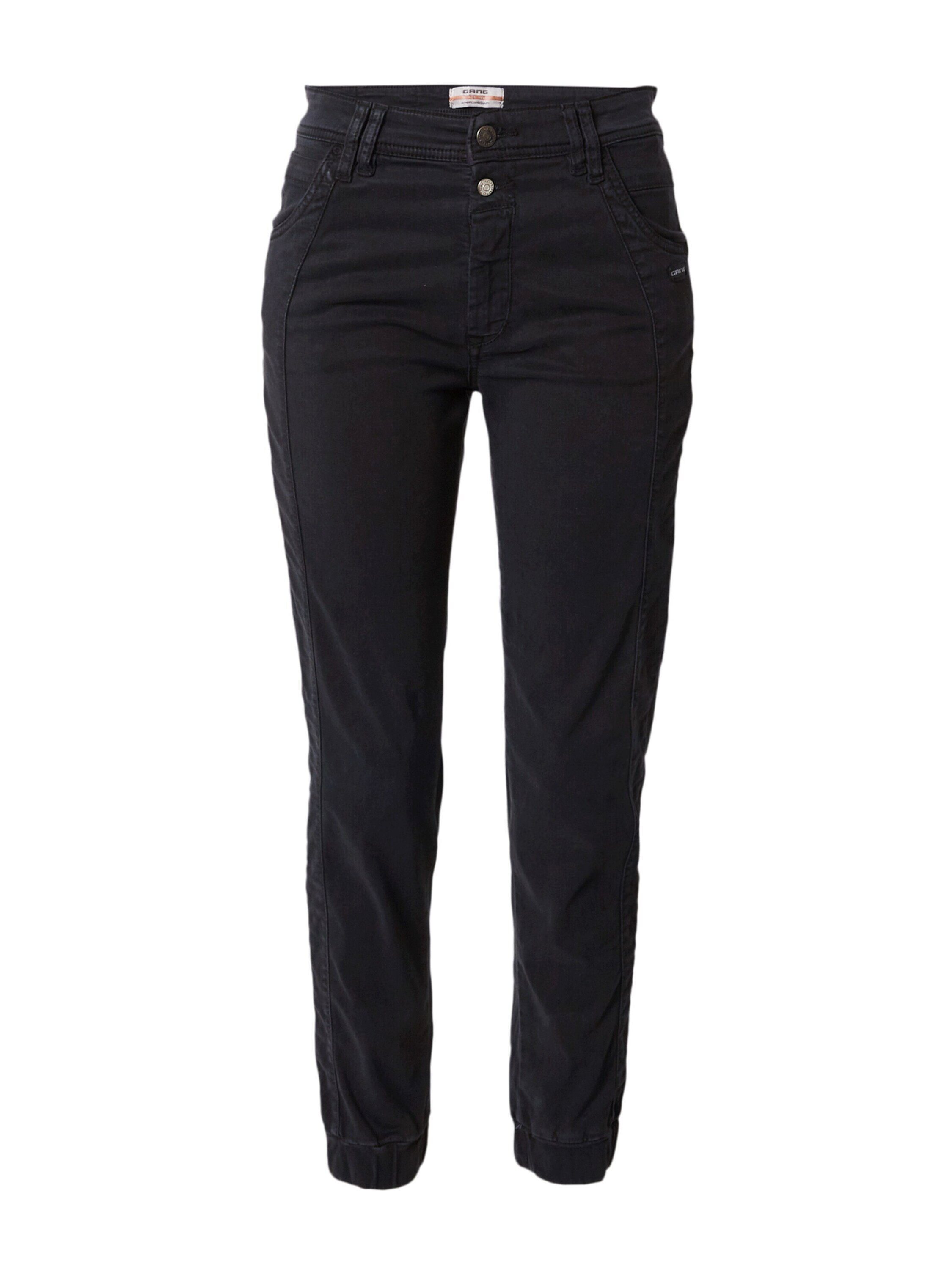 black Plain/ohne (1-tlg) GANG 1090 Tapered-fit-Jeans Details RAFFAELA