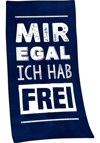Полотенце банное "Mir egal ich ha...
