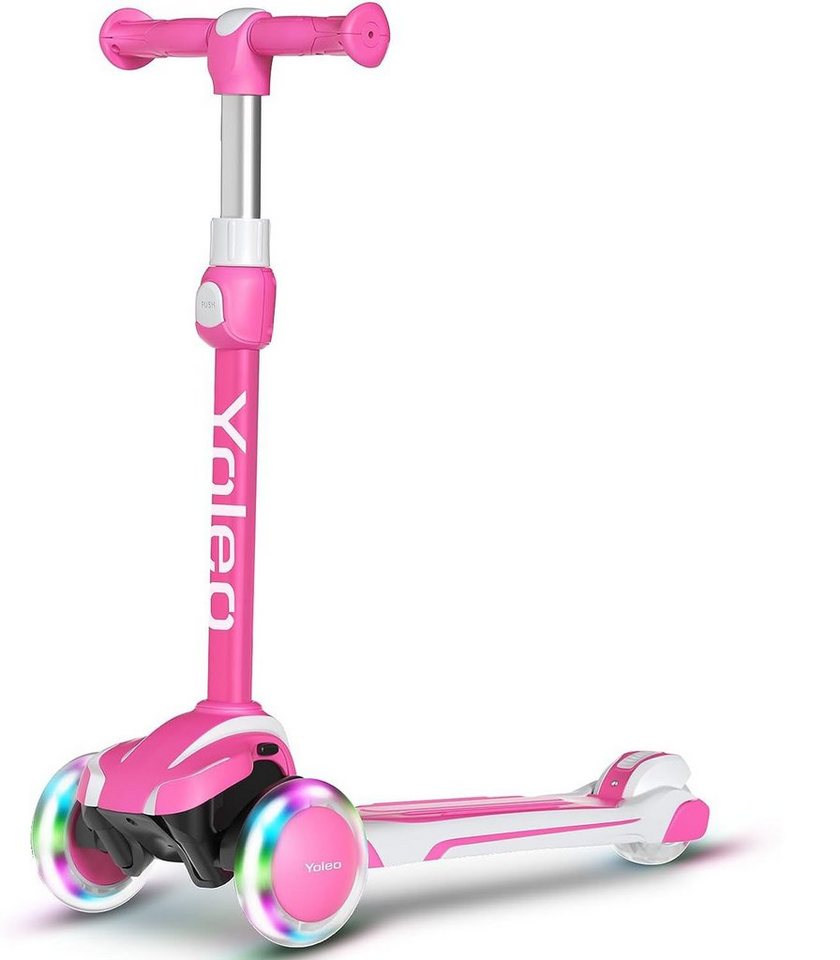 Dripex Scooter Faltbarer Kinderoller Kinderscooter Dreiradscooter ab 3 Jahre