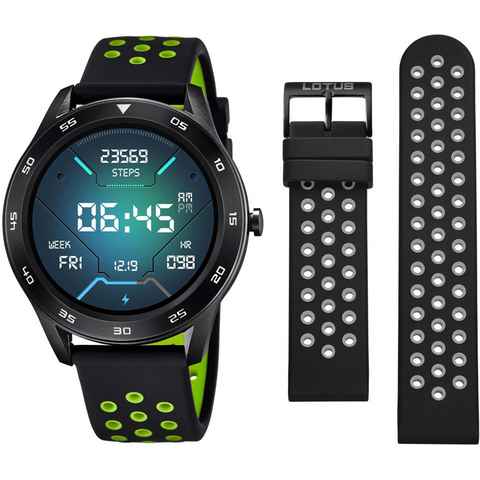 Lotus Smartime, 50013/1 Smartwatch, 3-tlg., mit Wechselband aus weichem Silikon und Ladekabel