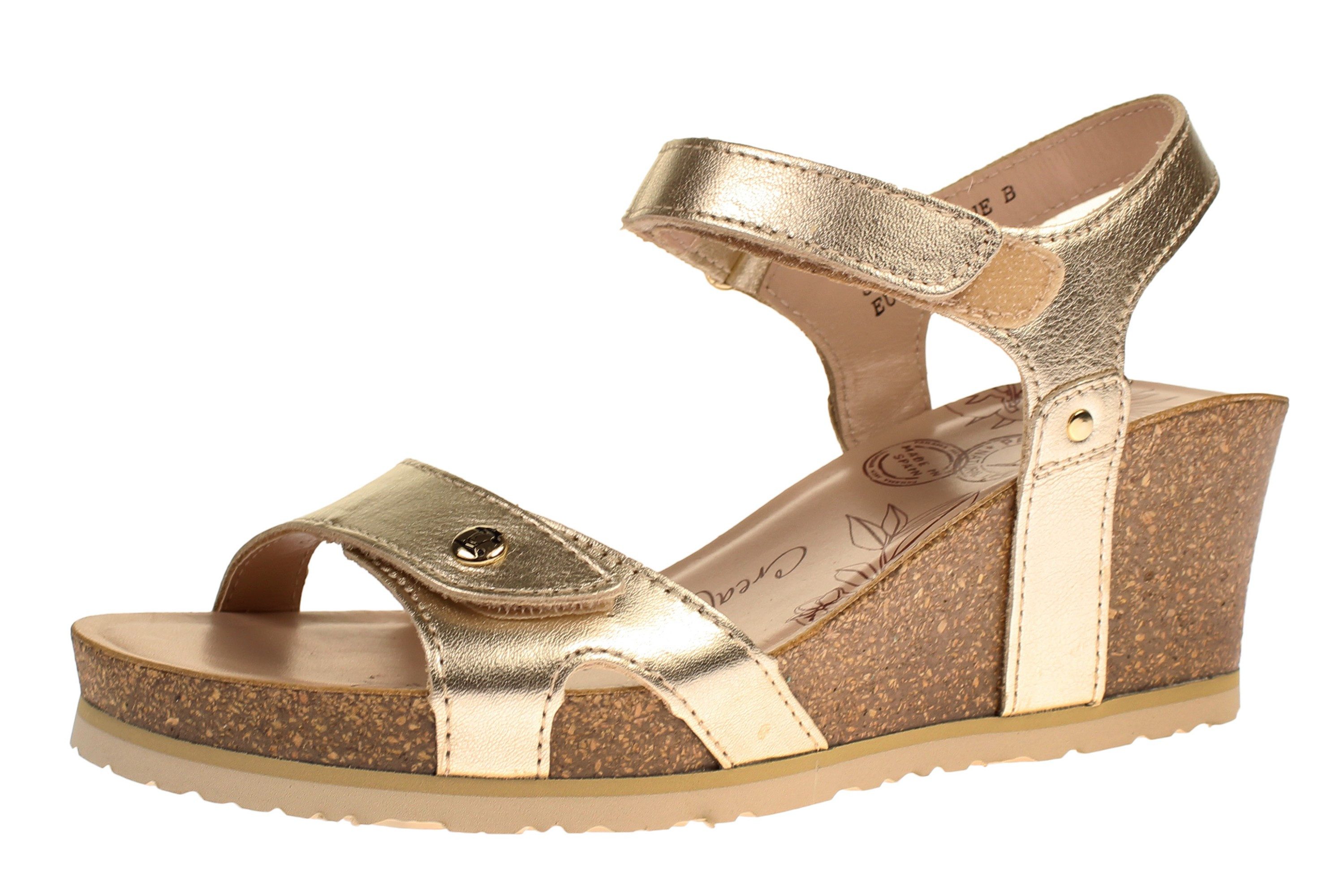 Panama Jack Julia Shine B3 Napa - Damen Schuhe Sandaletten - oro Sandale