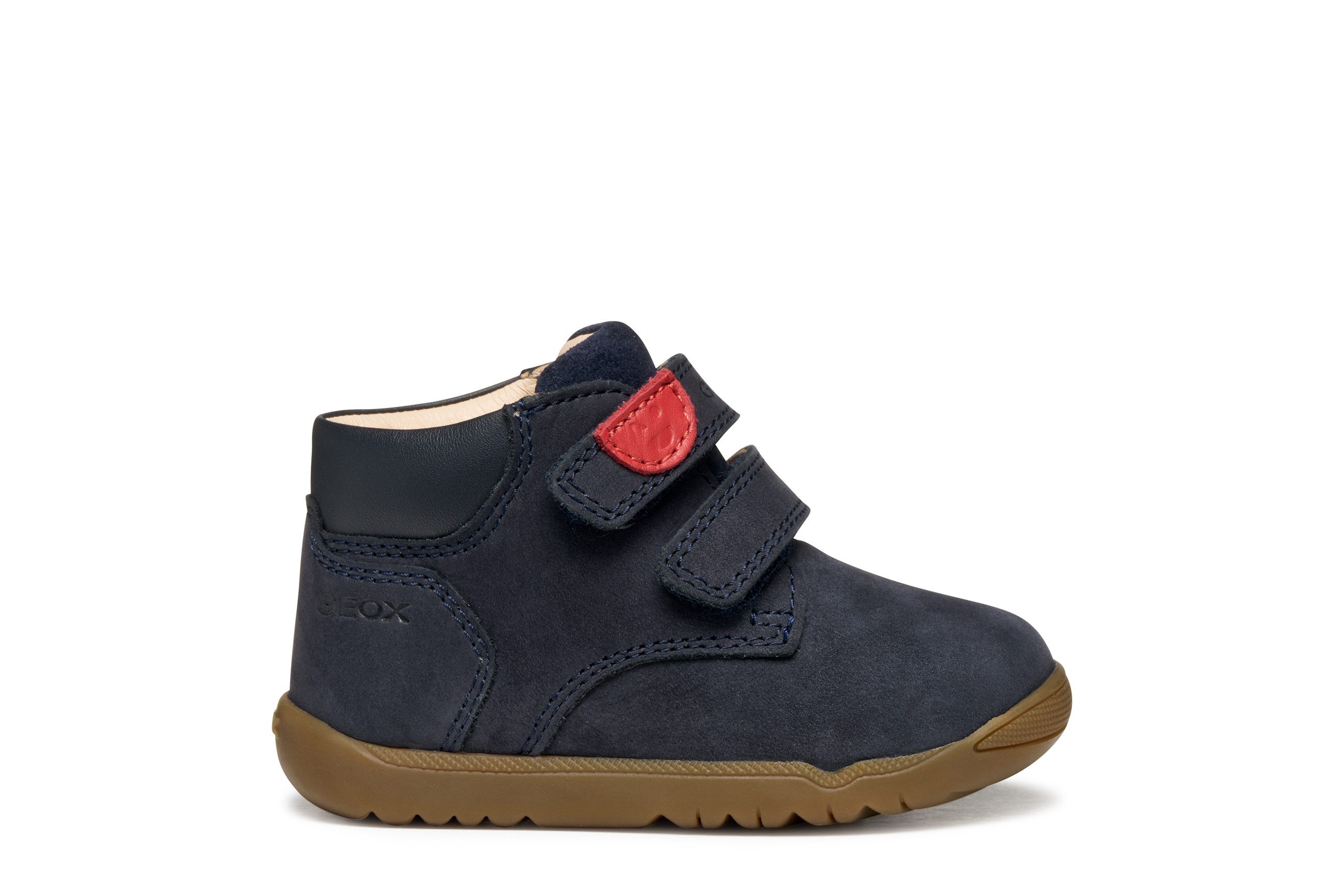 Geox B MACCHIA BOY Lauflernschuh Babyschuh mit Klettverschluss, Größenschablone zum Download