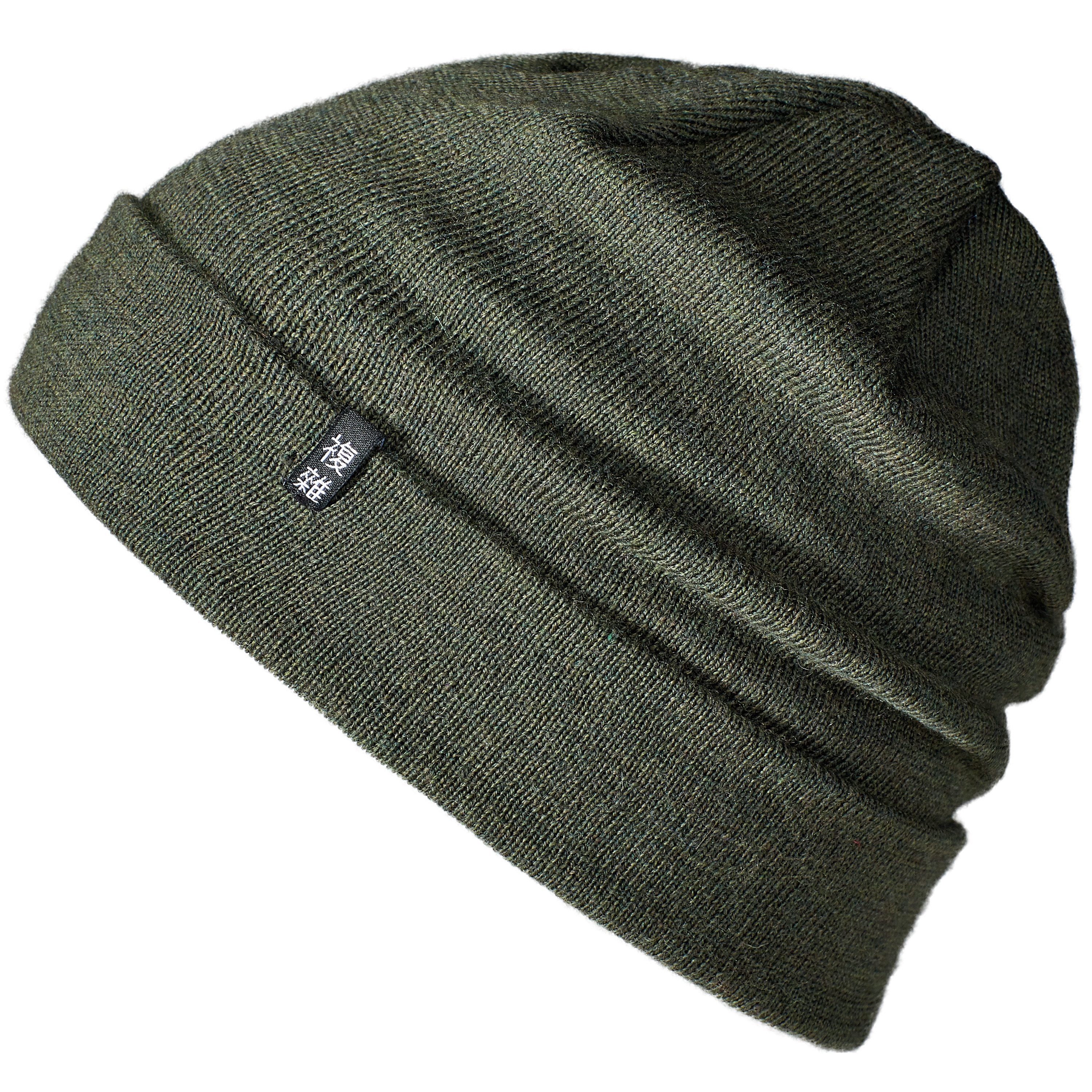 Enter the Complex Beanie Mütze, Damen und Herren 100% Merino Wolle, 2-Lagig gestrickt