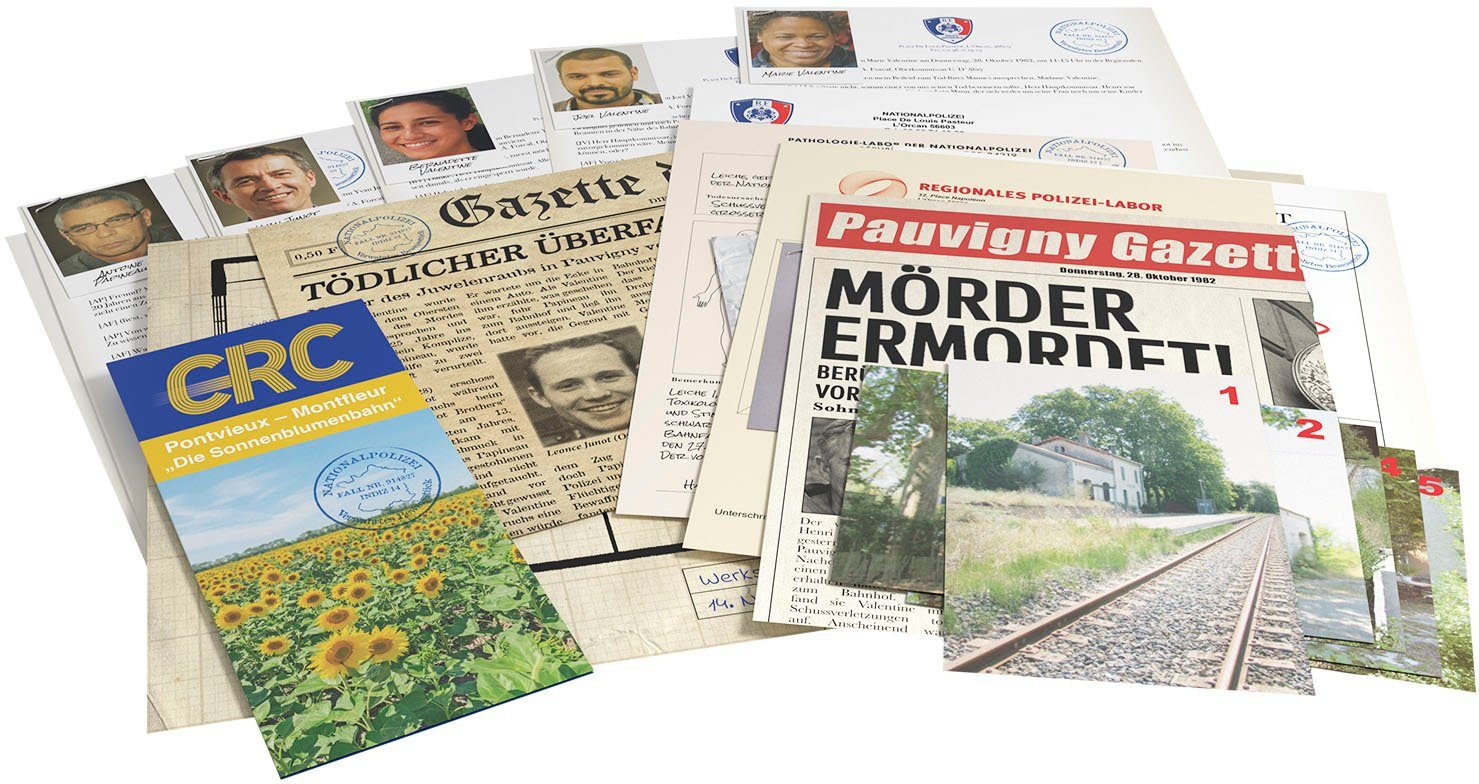 Thinkfun® Spiel Cold Case: Der letzte Zug, Familienspiel