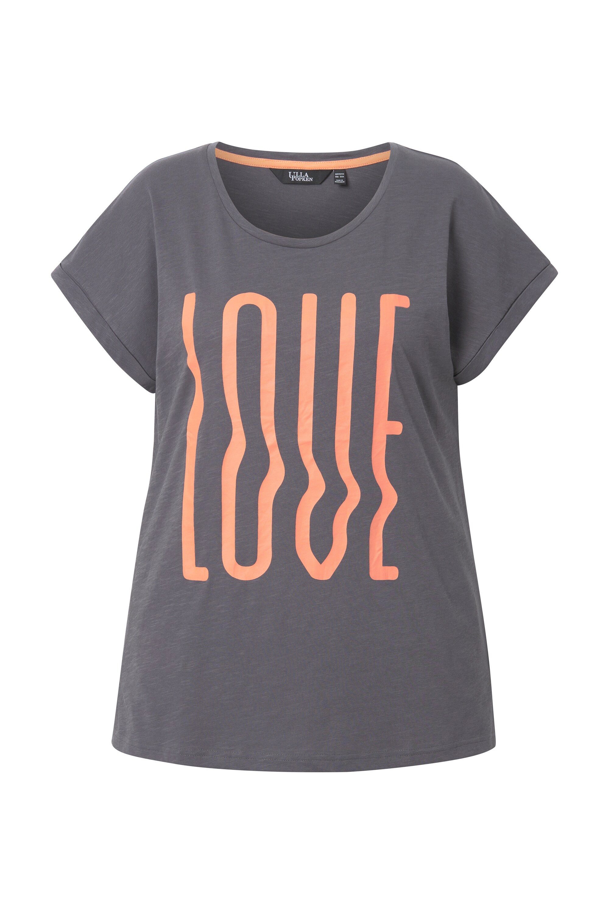 Ulla Popken T-Shirt T-Shirt oversized LOVE günstig online kaufen