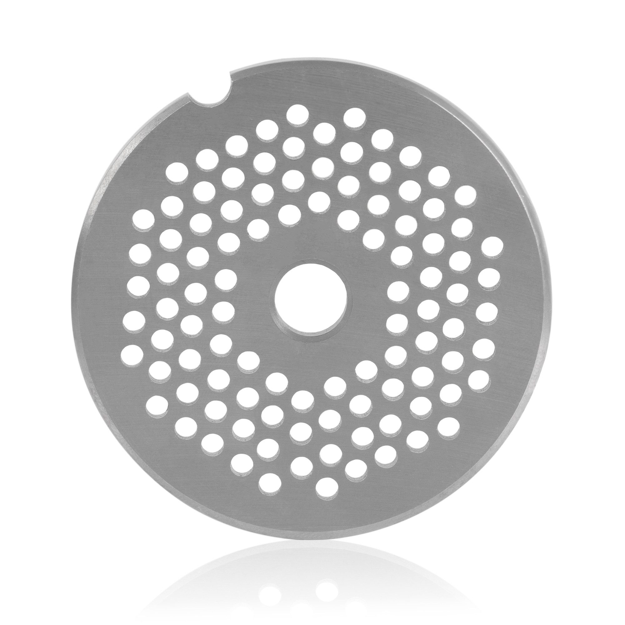 Mahlzeit Fleischwolfaufsatz Edelstahl Lochscheibe ø 3 mm für Profi Fleischwolf elektrisch, Zubehör für alle Fleichwölfen mit dem Durchmesser von 6 cm