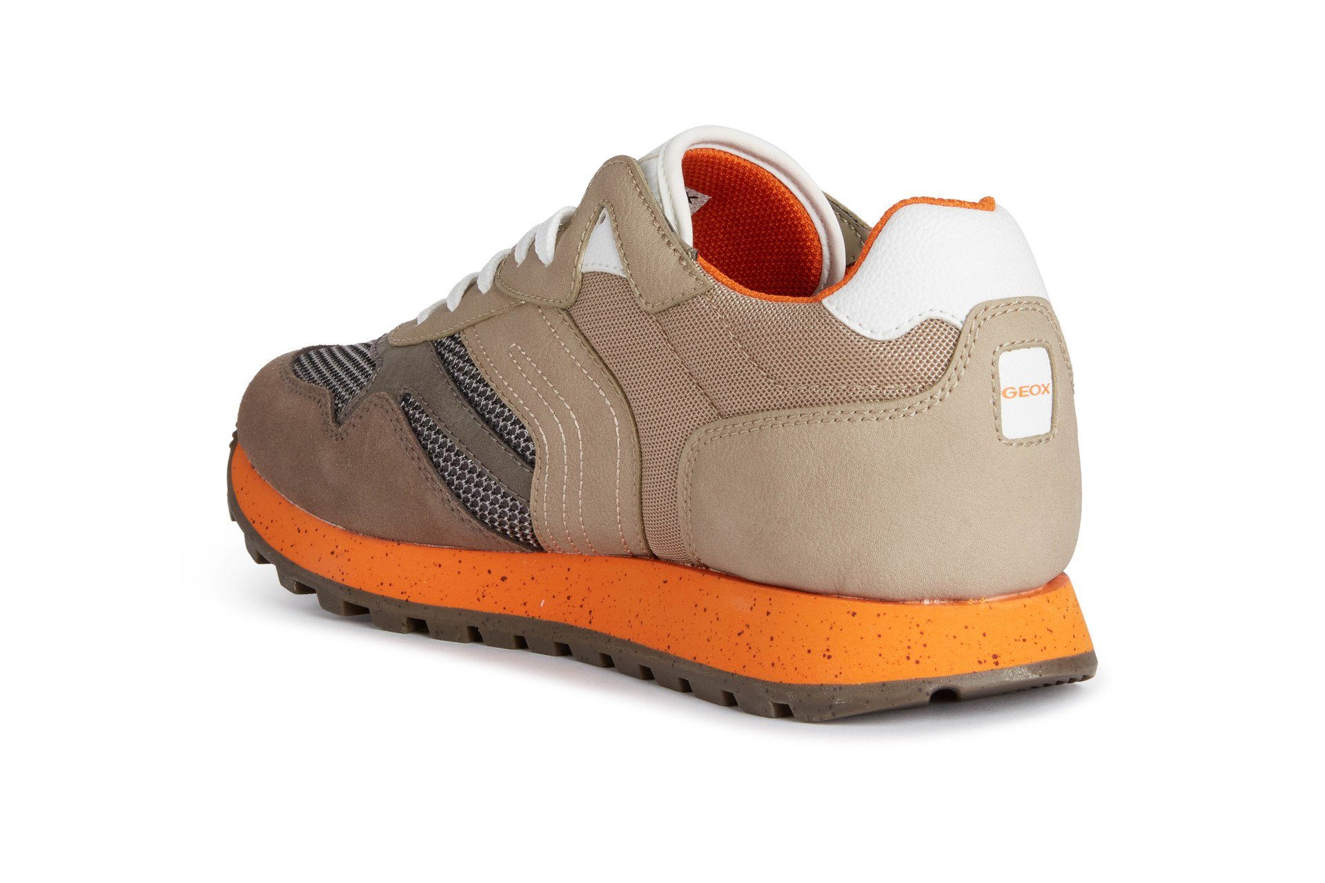 Geox Sneaker taupe/orange lt.