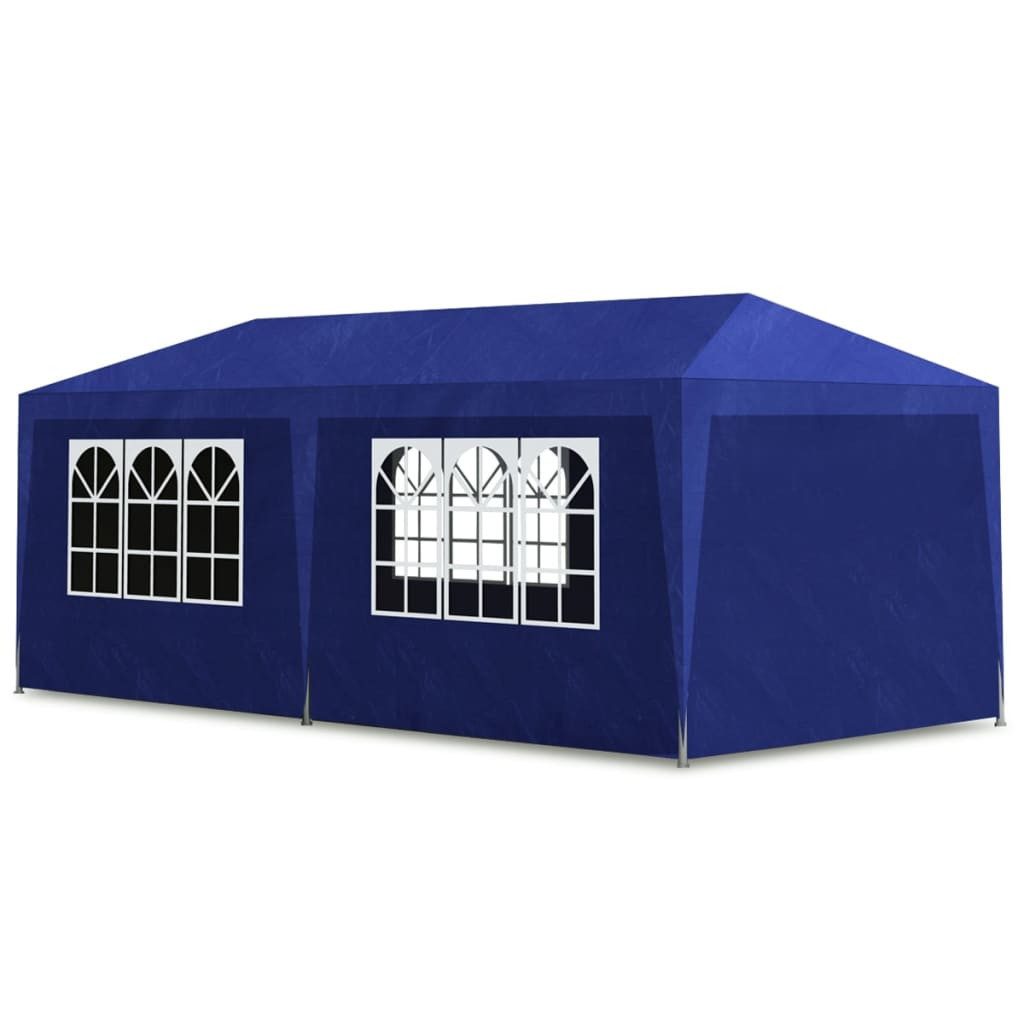 vidaXL Partyzelt, Pavillon 3x6 m Blau