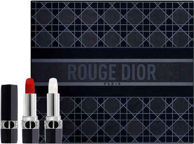Dior Lippenstift-Set Rouge Dior Premium Set Geschenkset VELVET SET (100/999) Rot, 1-tlg.