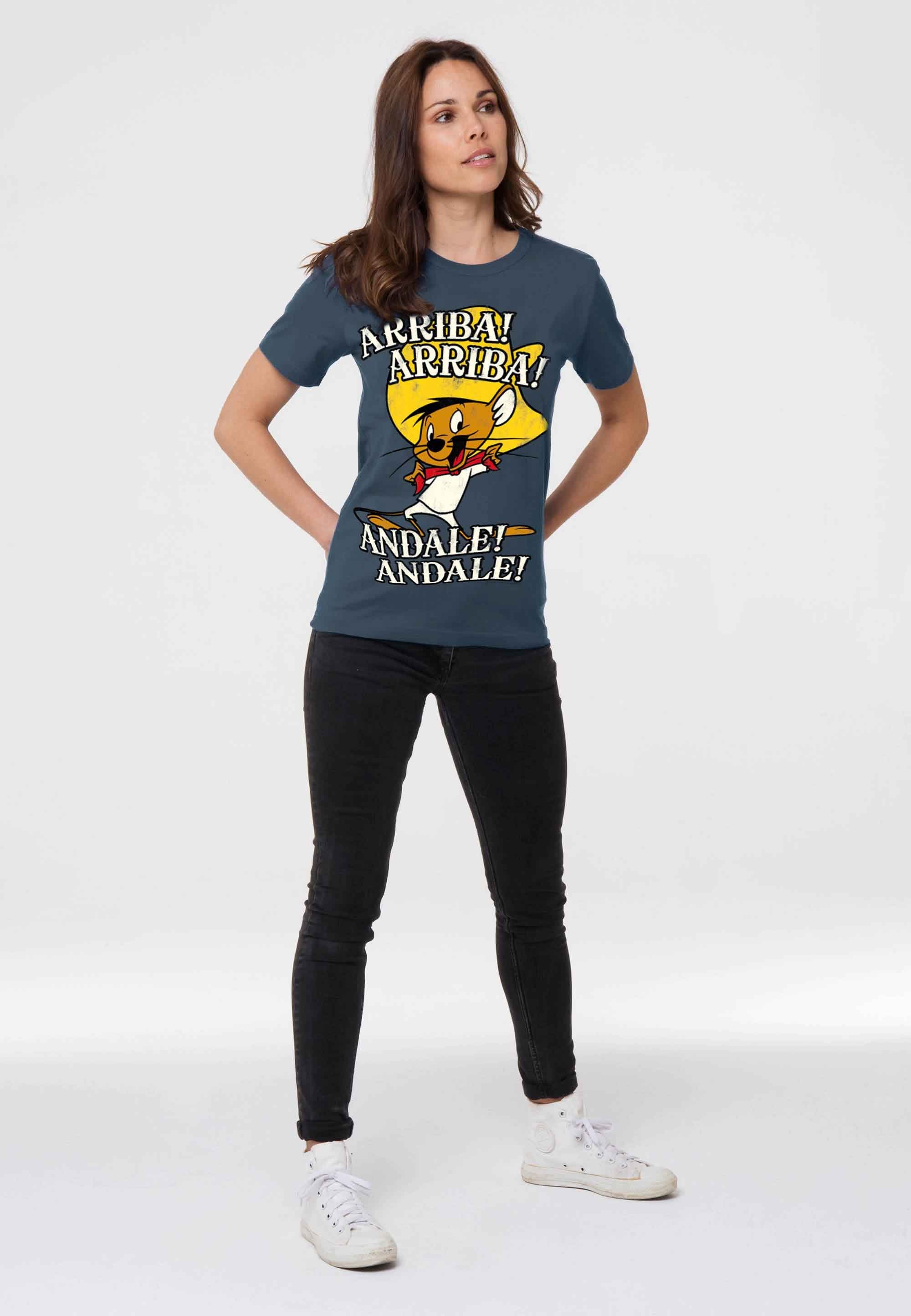LOGOSHIRT T-Shirt Looney Tunes - Speedy Gonzales mit lizenziertem Print