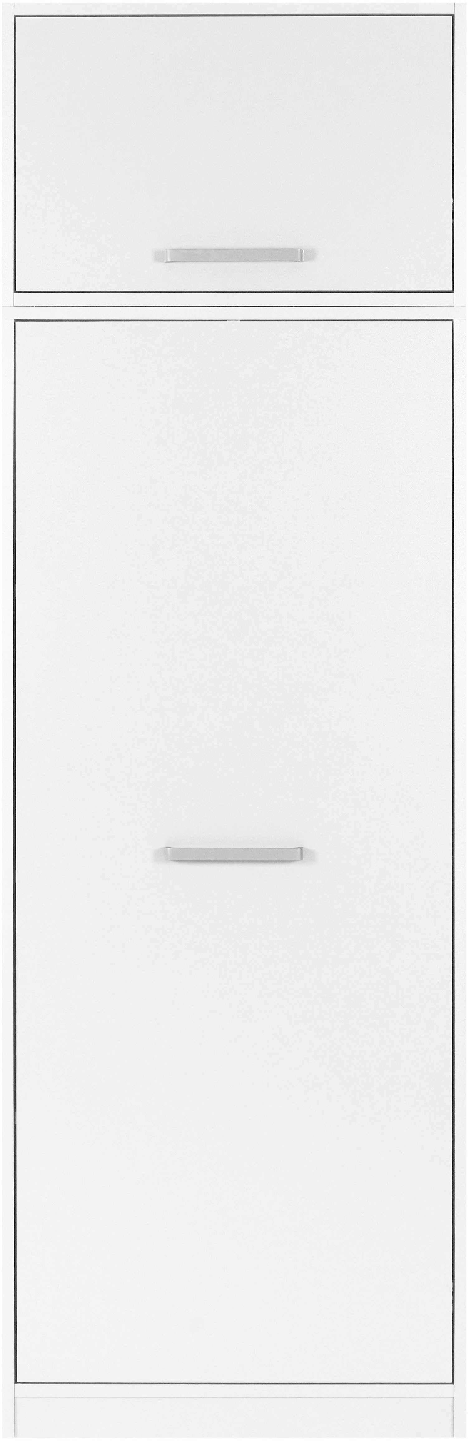 Inter Link Mehrzweckschrank Norela, 2-tlg. Haushaltsschrank, inkl. Kleiderstange, 67 x 68 x 208 cm (1-St) Hauswirtschaftsraum, höhenverstellbare Füße und Einlegeböden