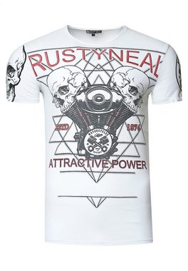 Rusty Neal T-Shirt mit coolem Frontprint