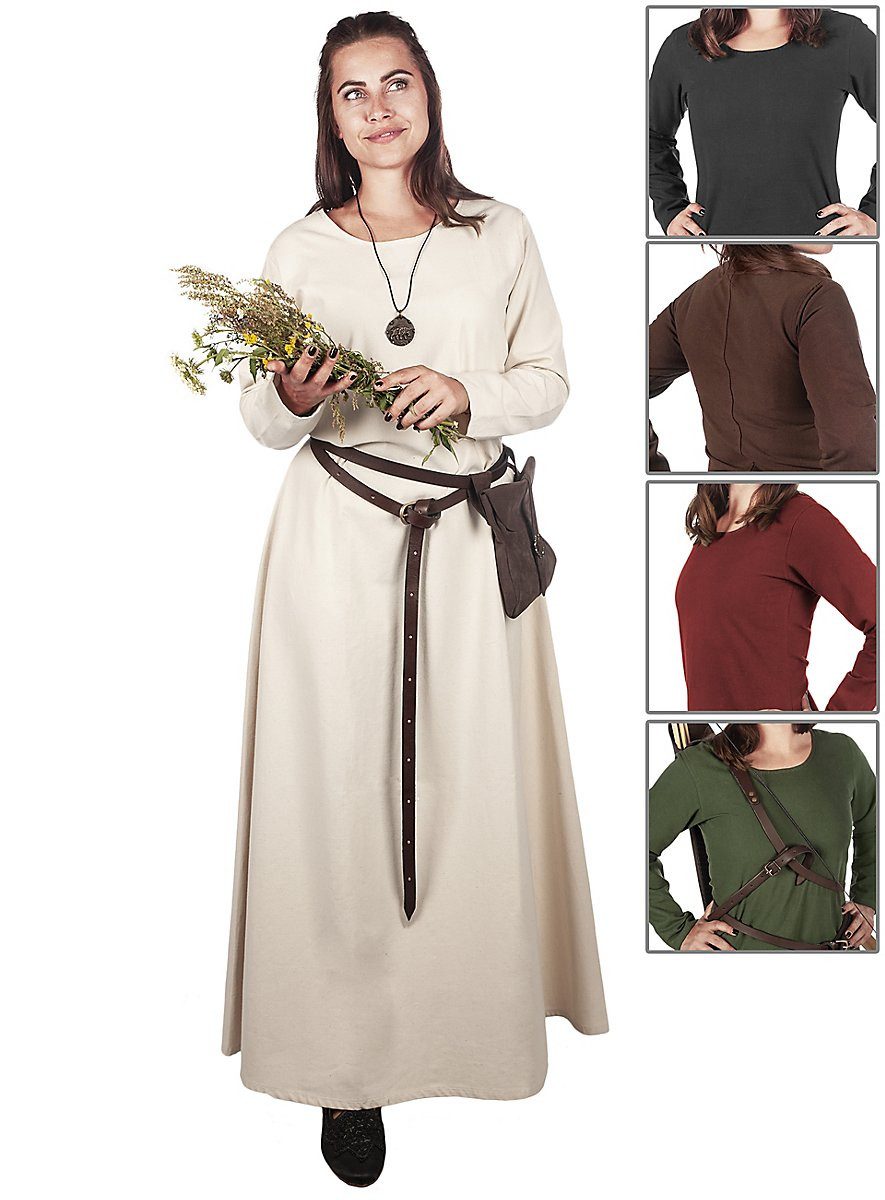 Metamorph Kostüm Mittelalterkleid Magd - Unterkleid LARP Cosplay, Ob als einfache, mittelalterliche Chemise, oder als Basis für eine au