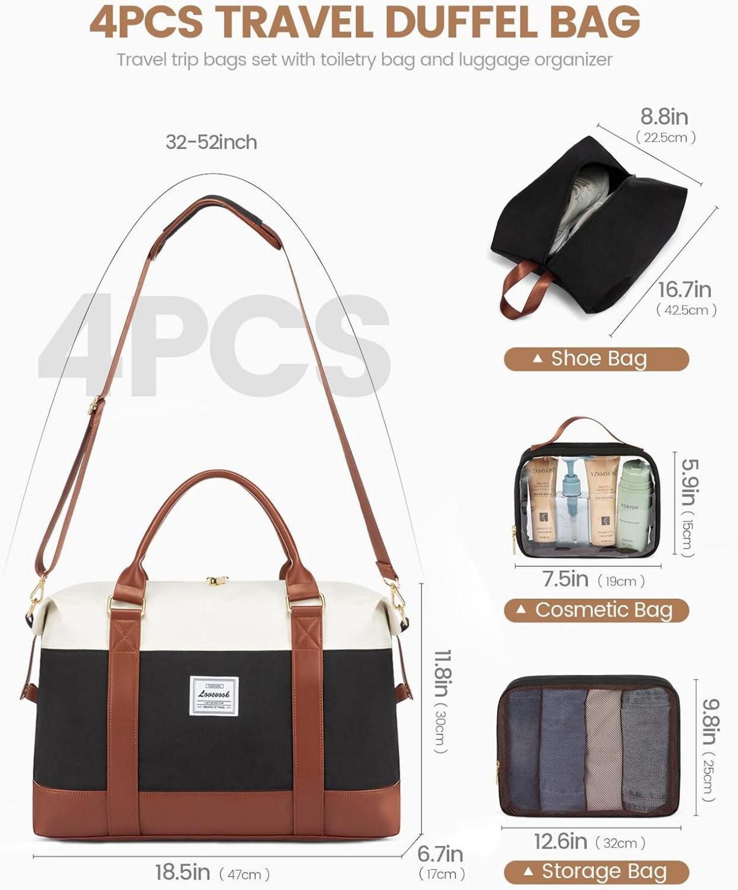 LuxusKollektion Reisetasche Reisetasche Damen Sporttasche mit günstig online kaufen