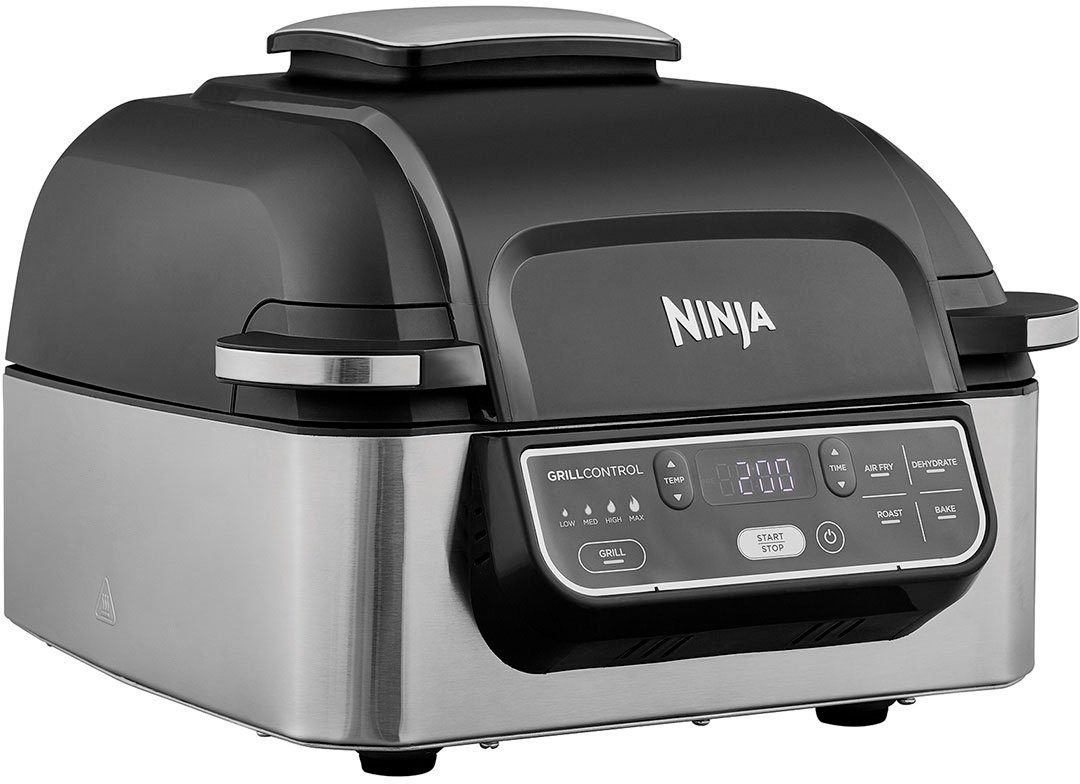 NINJA Heißluftfritteuse und Grill AG301EU, 1760 W, bis zu 5,8 L Volumen, incl. Zubehör