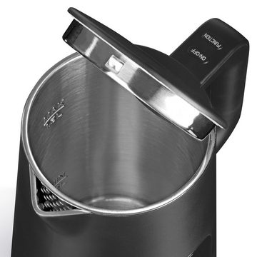 N8WERK Wasserkocher Temperatureinstellung Black Edition, 1.5 l