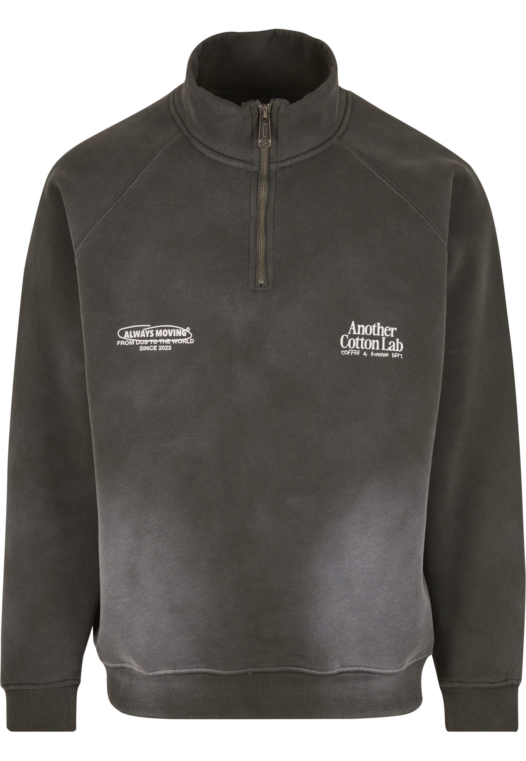 Another Cotton Lab Sweater Another Cotton Lab Always Moving Washed Half Zip Sweatshirt (1-tlg)