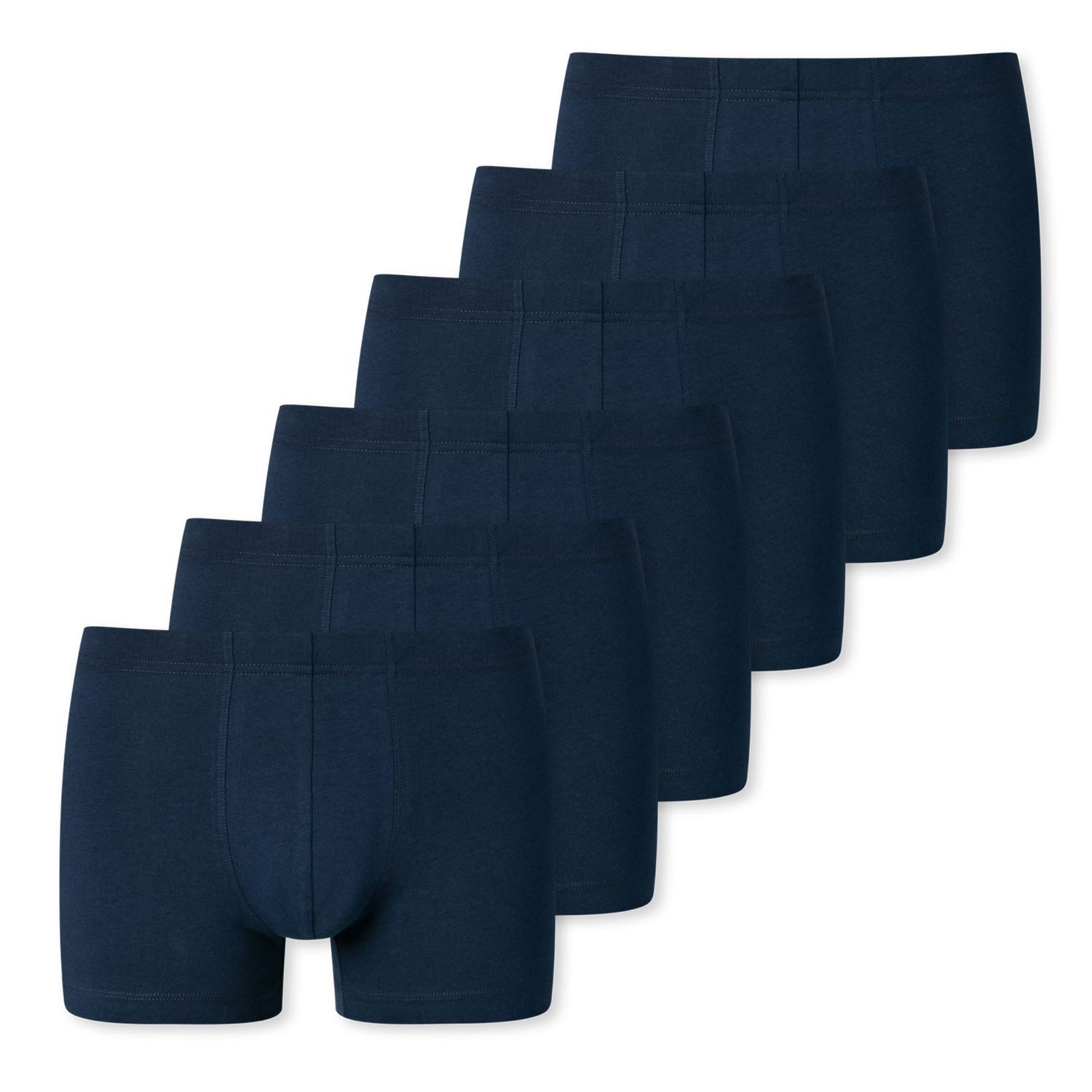 Schiesser Boxershorts 95/5 schlichtes Design, im 6er Pack