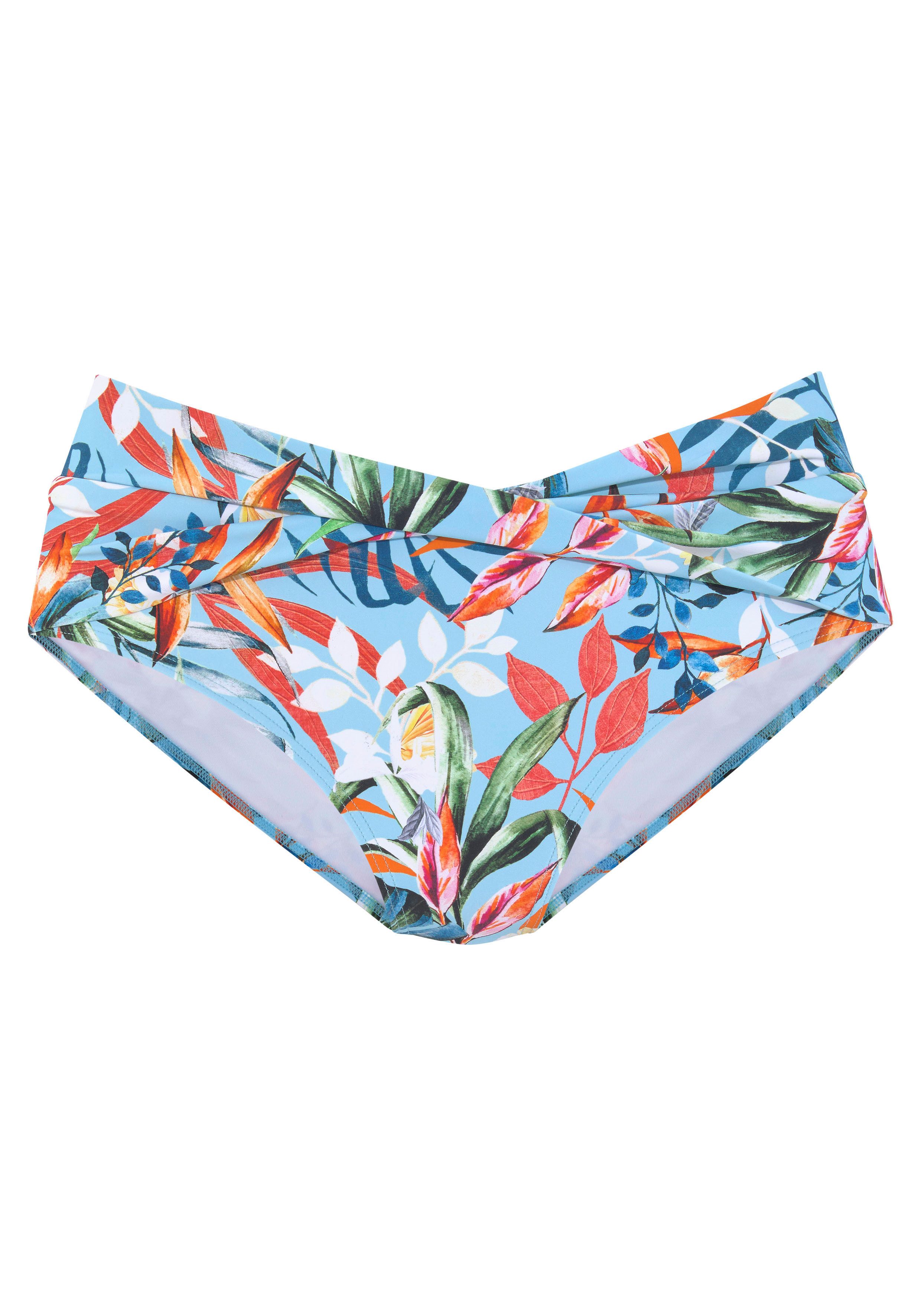 Venice Beach Bikini-Hose Caru mit Allover-Print günstig online kaufen
