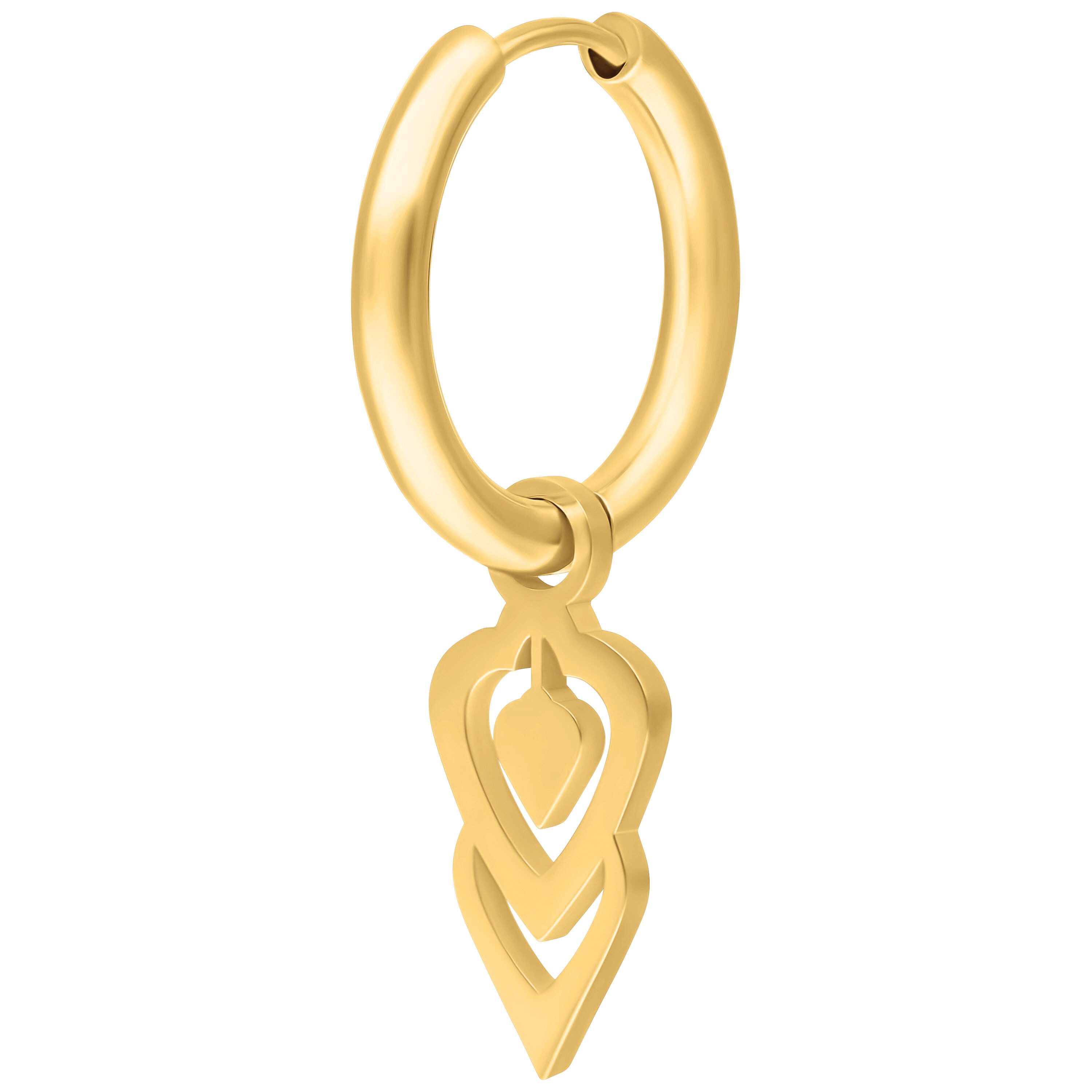 Wildcat Paar Ohrhänger Little Balisuta Hoops, Chirurgenstahl 316L - wasserfest, langlebig, hautverträglich