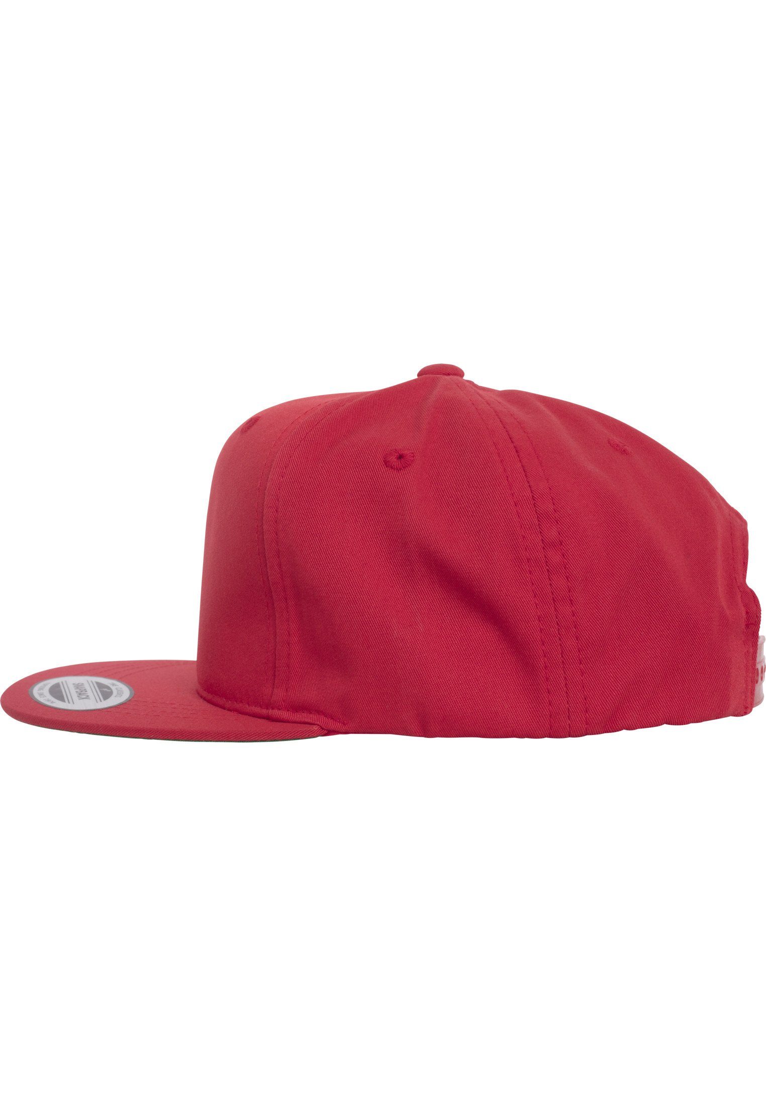 Pro-Style Flex Cap Flexfit Snapback Cap Twill Youth Snapback red