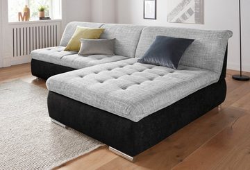 DOMO collection Ecksofa Baxter L-Form, wahlweise mit Bettfunktion und Bettkasten