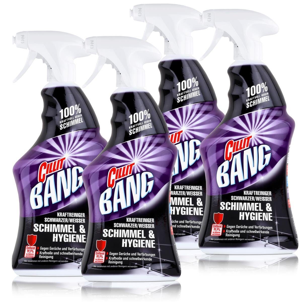Cillit Bang Kraftreiniger Schimmel & Hygiene 750ml (4er Pack) Badreiniger