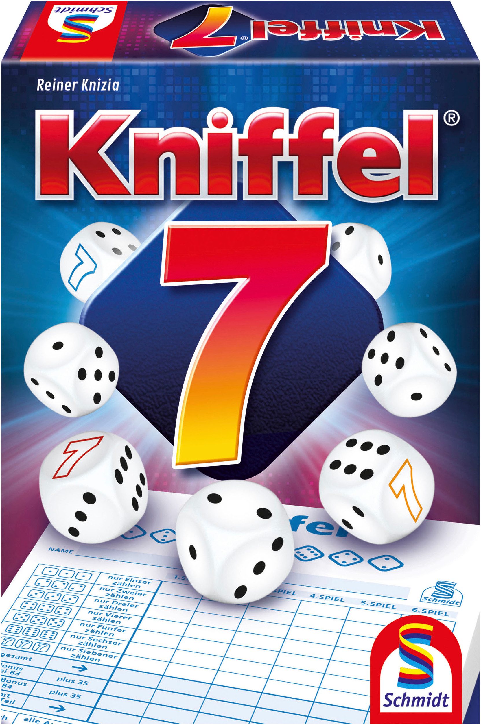 Schmidt Spiele Spiel Kniffel®7, Familienspiel
