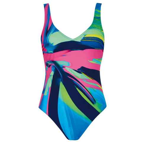Sunflair Badeanzug Beach Fashion Multicolor Shapewear Badeanzug mit Softcups