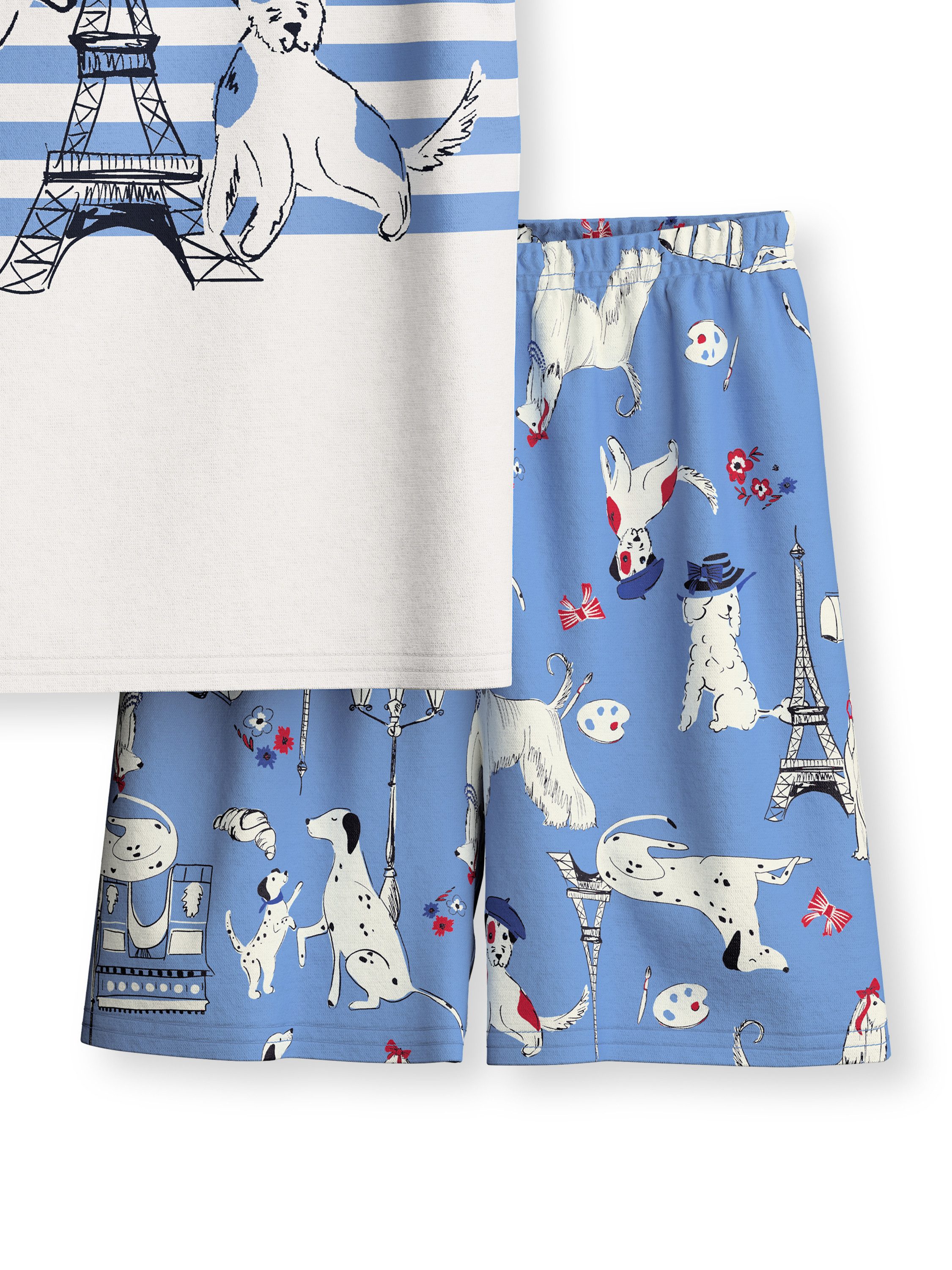 CALIDA Pyjama Dog Kinder (2 tlg) aus hochwertiger Baumwolle, atmungsaktiv, pflegeleicht
